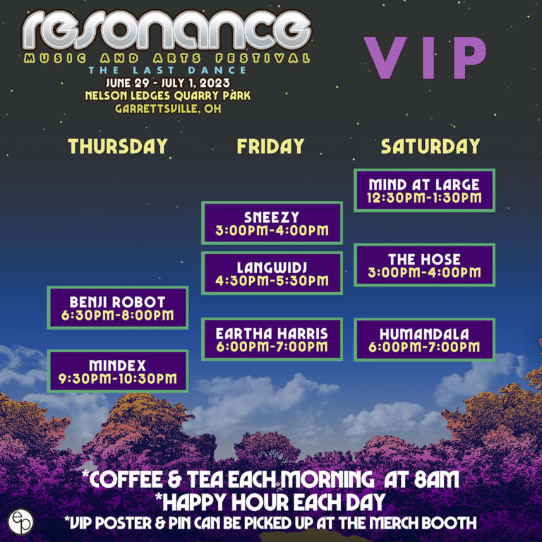 VIP Experience Resonance Music & Arts Festival